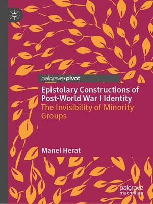 cover image of Epistolary Constructions of Post-World War I Identity